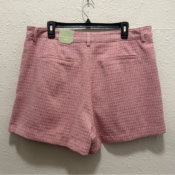 Ryegrass Zephyr Pink Tweed High Rise Shorts NWT Size 16 - Picture 5 of 7
